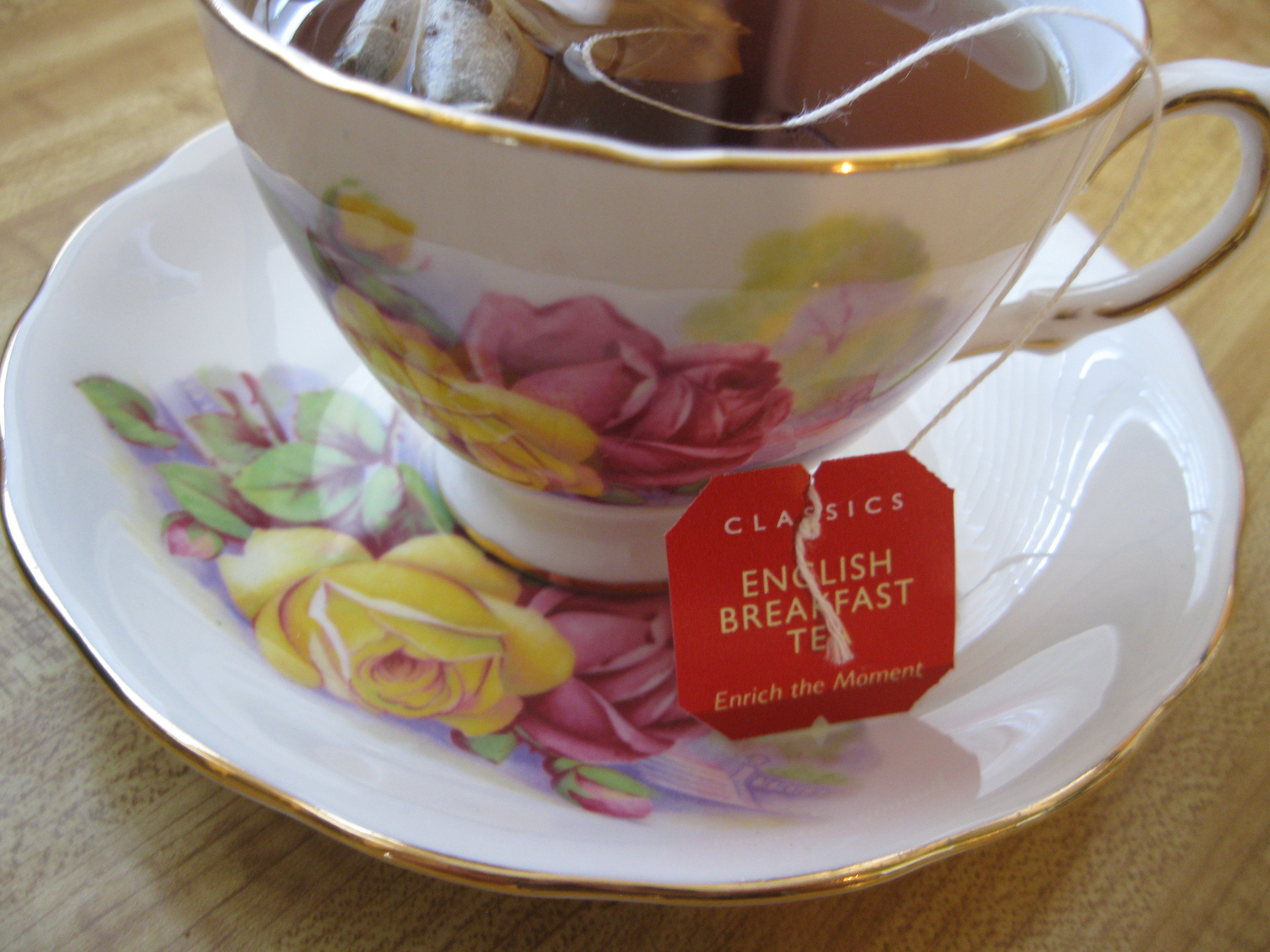 English Breakfast Tea in a Real China Cup | Fruitful Words